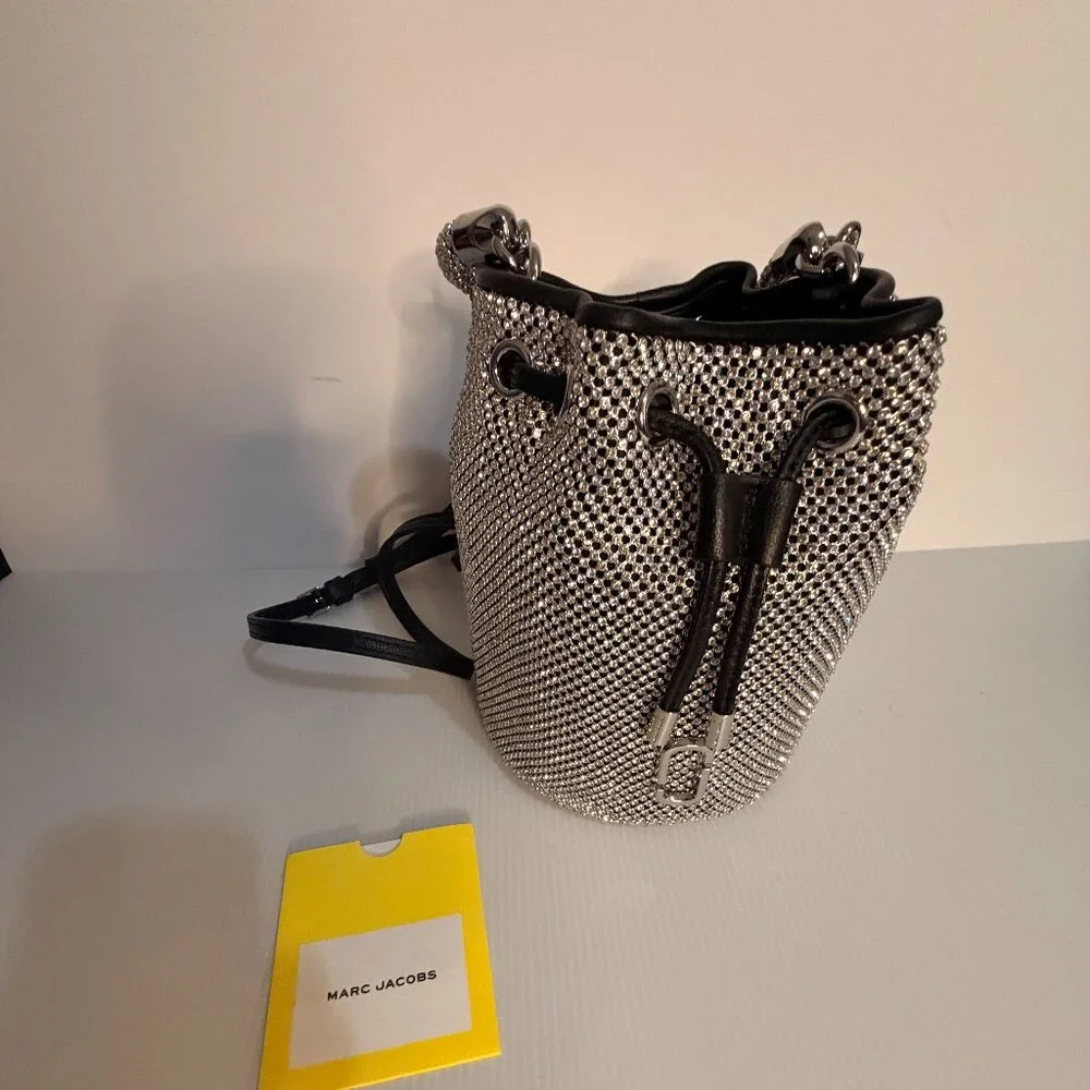 MARC JACOBS "RESORT COLLECTION" Rhinestone Bucket Bag - Picture 1 of 7
